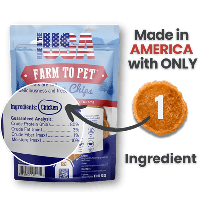 Americana Chicken Chips for Dogs | Celebrate with USA-made Dog Treats