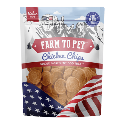 Americana Chicken Chips for Dogs | Celebrate with USA-made Dog Treats