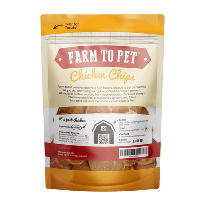 Chicken Chips for Dogs | All-Natural Single-Ingredient Dog Treats