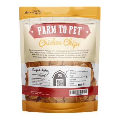 Chicken Chips for Dogs | All-Natural Single-Ingredient Dog Treats
