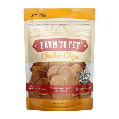 Chicken Chips for Dogs | All-Natural Single-Ingredient Dog Treats