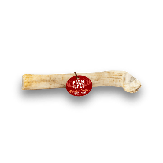 Split Reindeer Antlers for Dogs | Antler Dog Chews for Aggressive Chewers