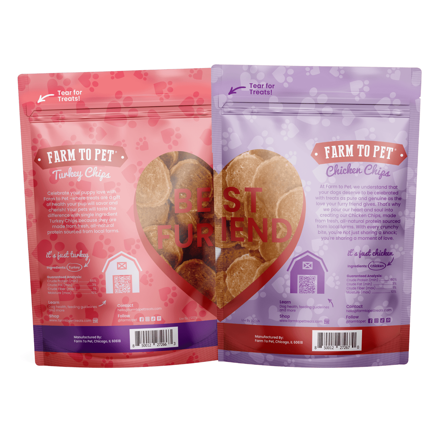 Puppy Love Dog Treat | Poultry Treat Variety Pack