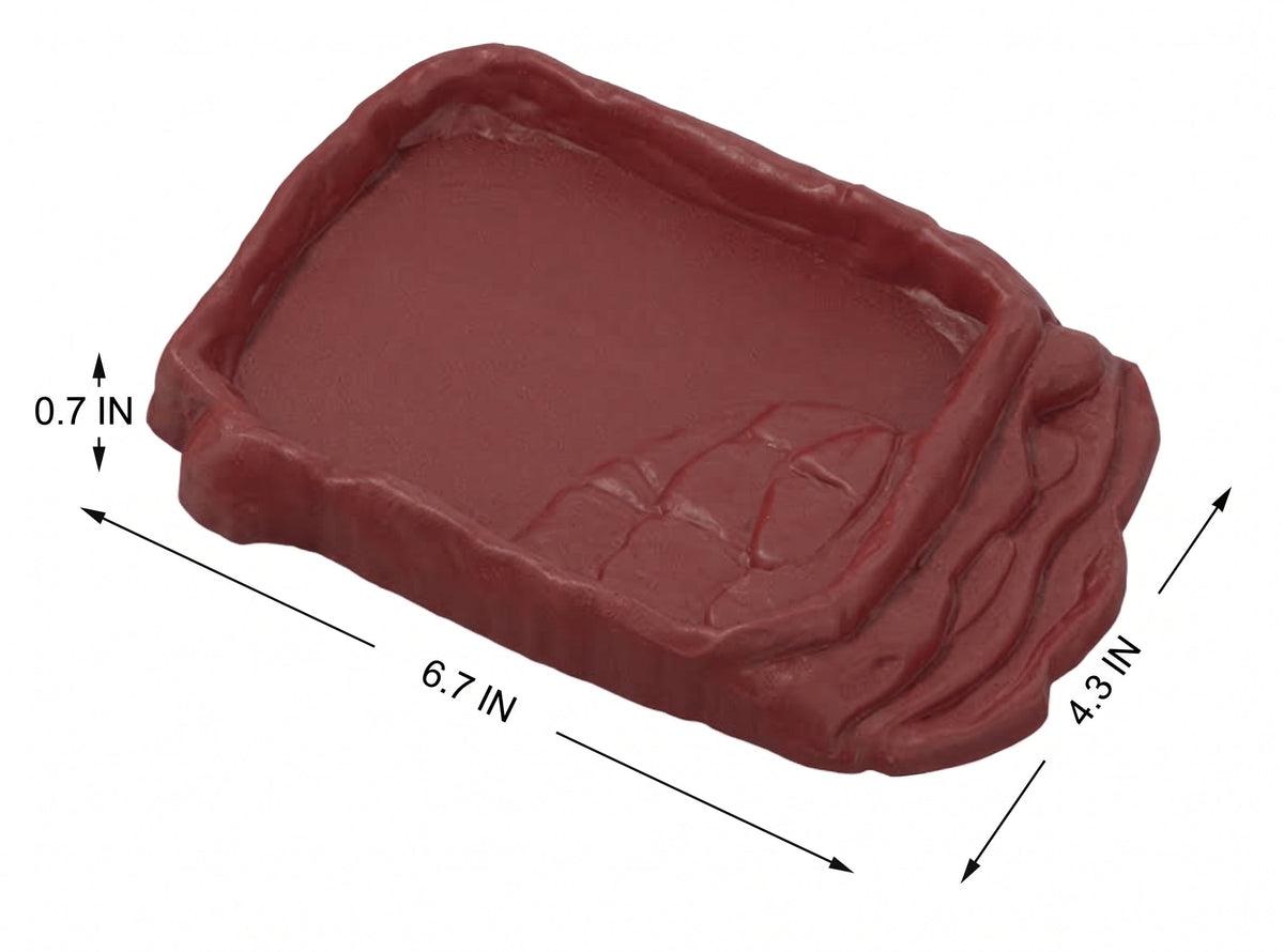 Rock-Style Stepped Reptile Dish