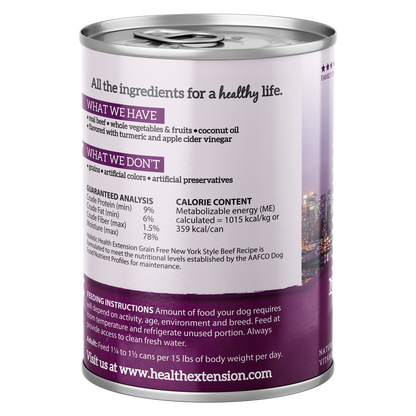 Grain Free New York Style - Beef Recipe