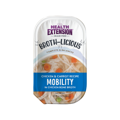 Broth-Licious Chicken & Carrots in Bone Broth- Mobility Recipe for Adult Dogs