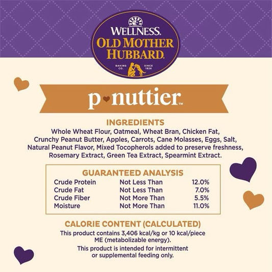Old Mother Hubbard P-Nuttier Mini Crunchy Dog Treats (20oz)