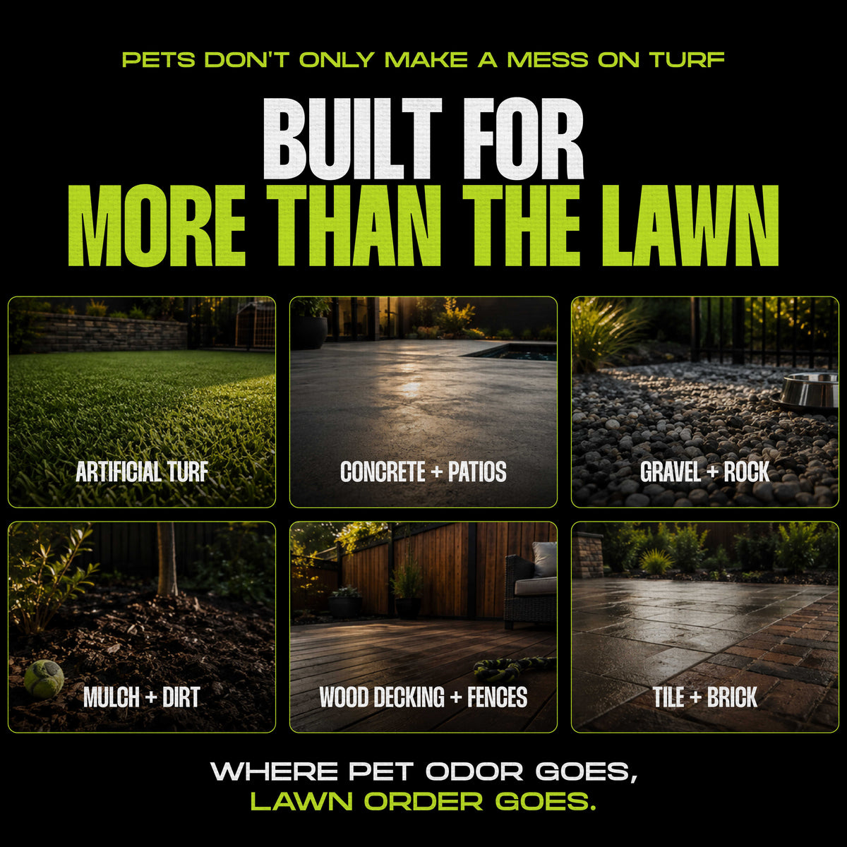 LawN Order Enzyme Based Turf, Grass & Concrete Cleaner, 32 Oz