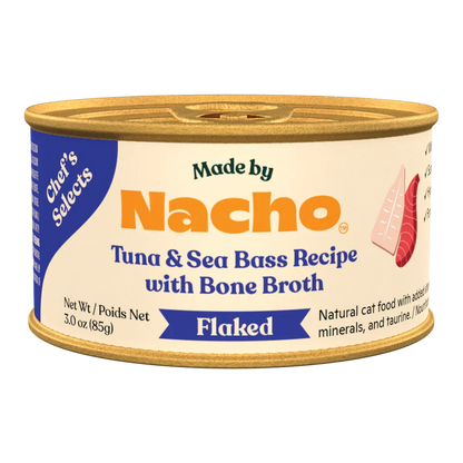 Made By Nacho Flaked Tuna & Sea Bass (3oz)