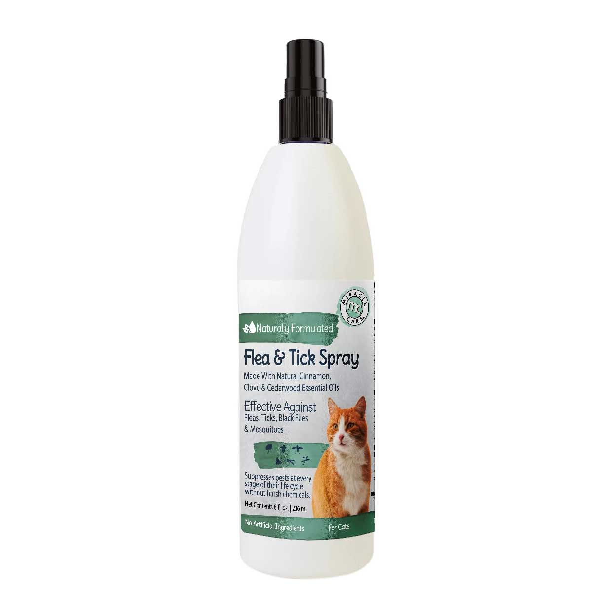 Natural Flea and Tick Spray for Cats