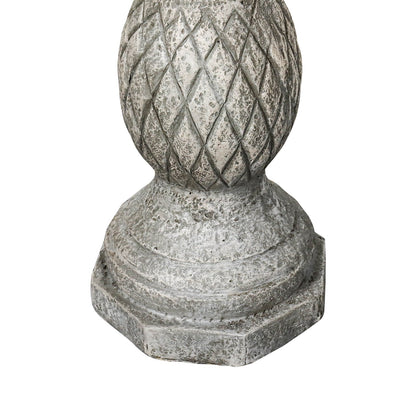 Concrete Pineapple Bird Bath Classical Pedestal 24 Inch