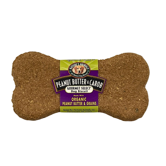 Nature's Animals Gourmet Select Organic Dog Biscuit Hearty Grain & Honey