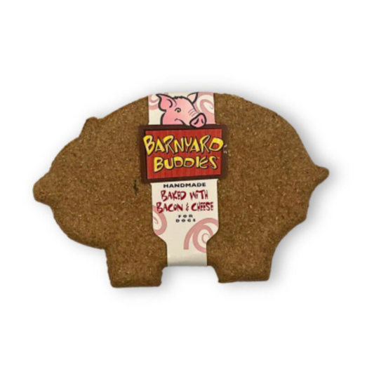 Nature's Animals Barnyard Buddies Dog Biscuit Bacon & Cheese