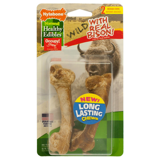 Healthy Edibles Wild Chew Treats Bison