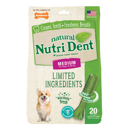 Nutri Dent Limited Ingredient Dental Chews Fresh Breath