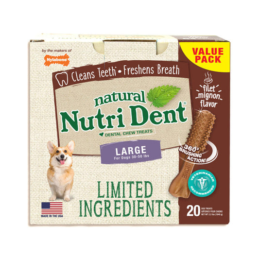 Nutri Dent Limited Ingredient Dental Chews Filet Mignon