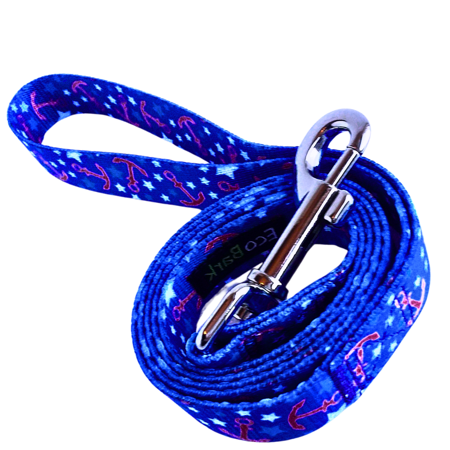 EcoBark Nautical Dog Leash-Padded Comfort Grip Leash - 5ft Leash for Small and Medium Dogs
