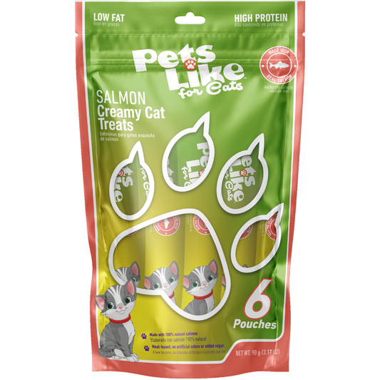 Pets Like Creamy Salmon Lickable Cat Treat (3.17 oz)