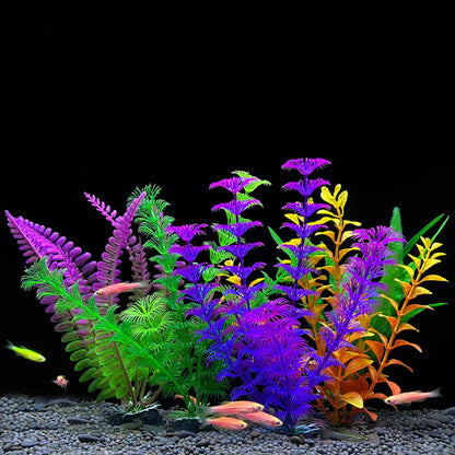 1PC Plastic Simulated Aquatic Plants For Fish Tank Landscaping, Aquarium Decoration, Seagrass Ornaments
