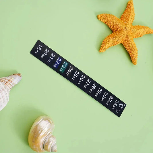 5Pcs/10Pcs Aquarium Fish Tank Strip Stick-on discolor Thermometer Sticker Adhesive Sticky Dual Scale Sticker Temperature Tools