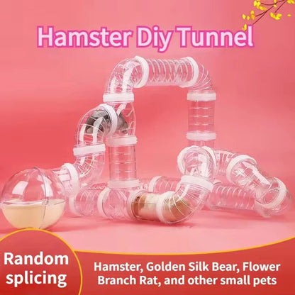 Hamster Cage Renovation External Pipeline Accessories DIY Set Pipeline Tunnel Small Pet Supplies Toy