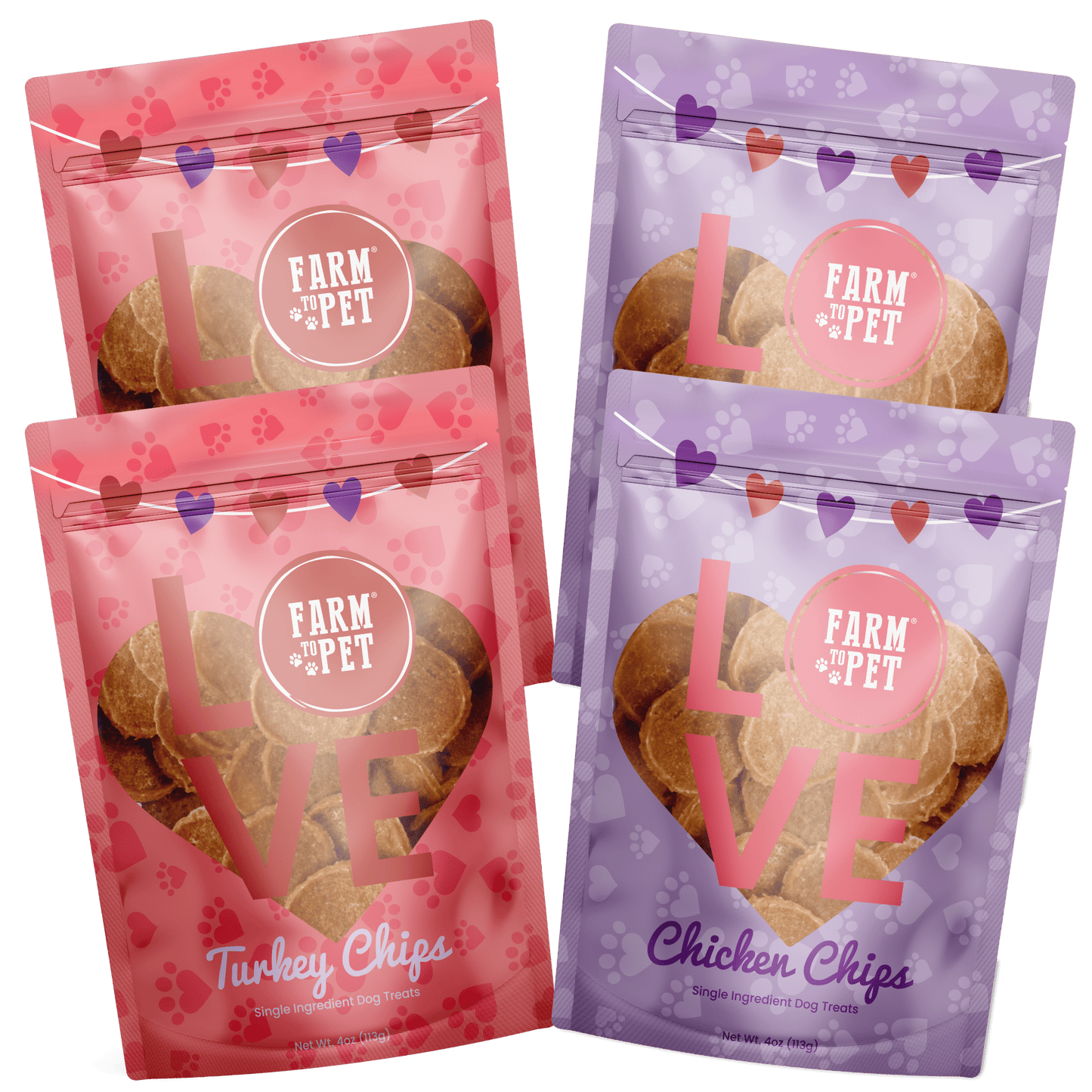 Puppy Love Dog Treat | Poultry Treat Variety Pack