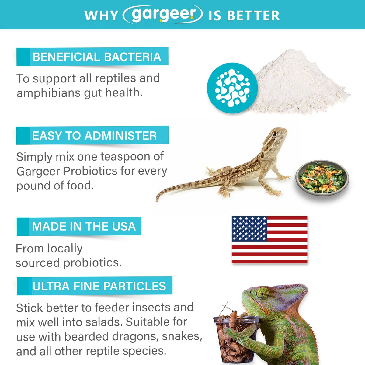 Gargeer All Reptiles Probiotic Supplement