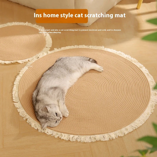 Wear-resistant Scratch-resistant Pad Integrated Cat Nest Cat Cotton String Mattress