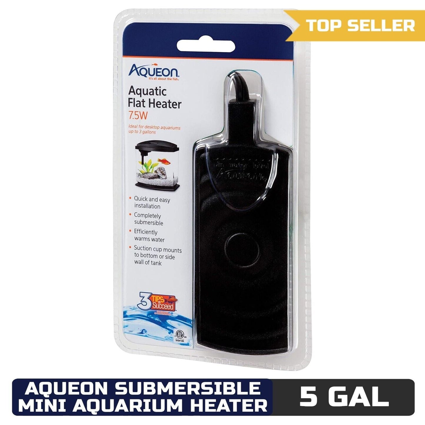 Mini Flat Heater for Small Aquariums