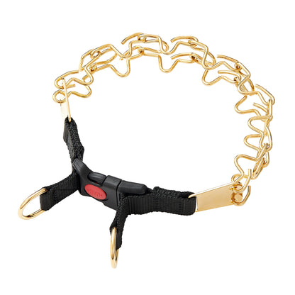 Stainless Steel Medium-to-Large Spike Dog Training Collar For Huskies And Dobermans