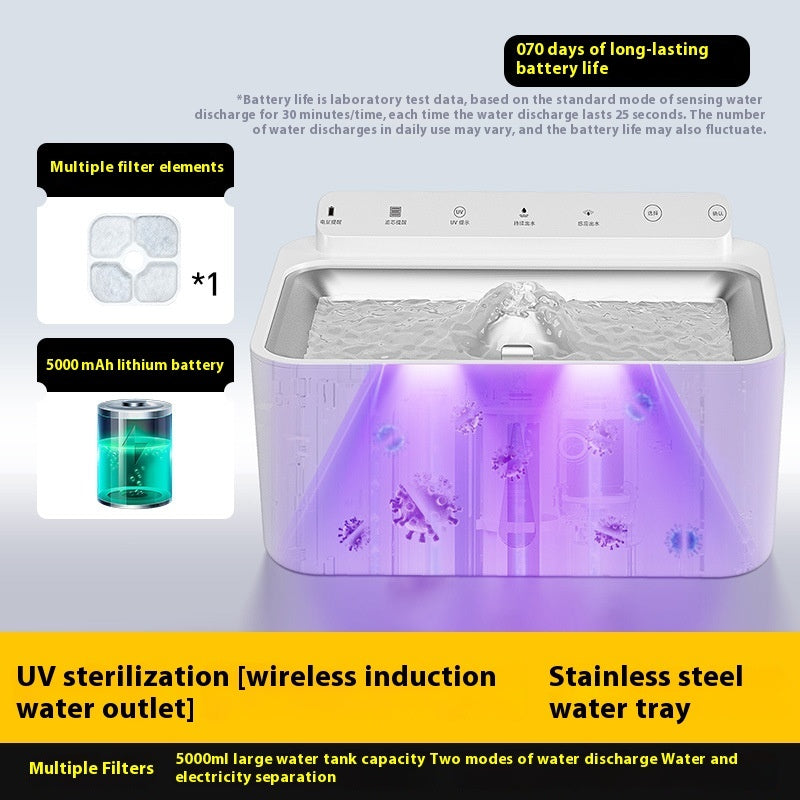 Cat Water Fountain Constant Temperature Heating Automatic Circulation Filter Intelligence