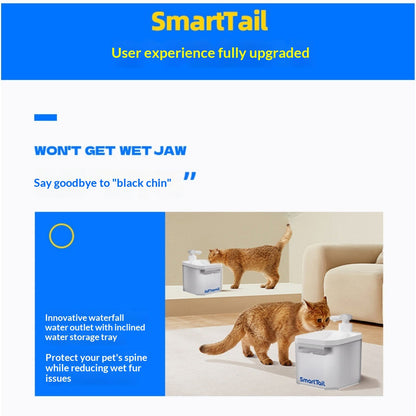 Automatic Sensor-Activated Pet Water Fountain