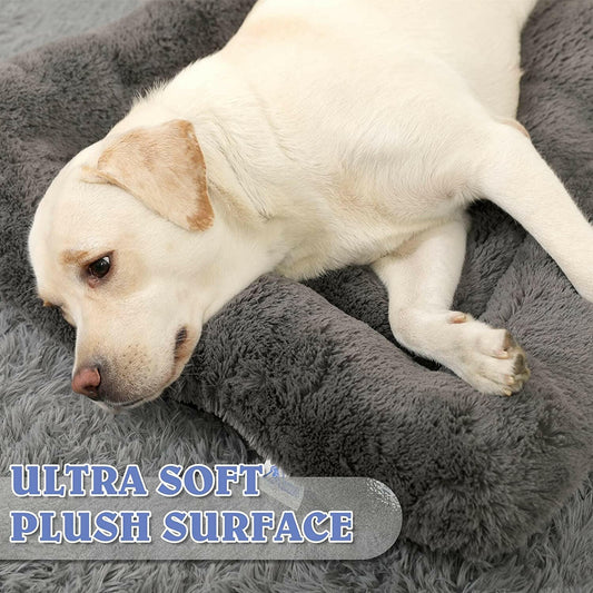 Large Dog Beds for Anxiety - Easy to Clean & Comforting