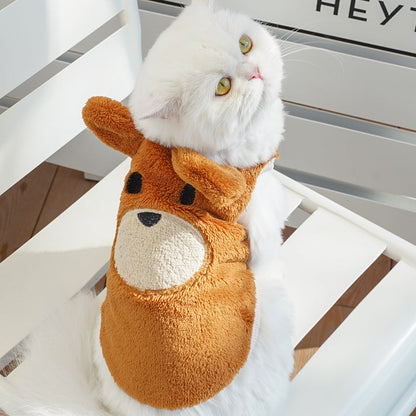 Fleece-lined Warm Pet Dog Clothes