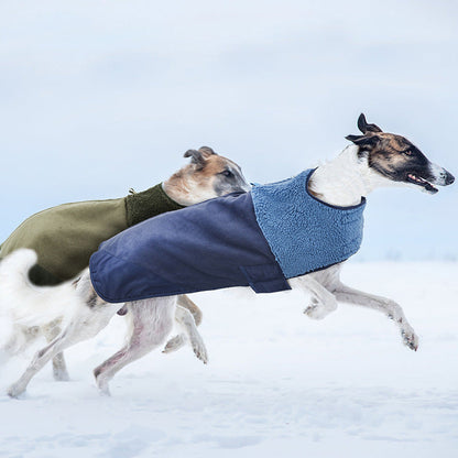 Pet Windproof Adjustable Down-Padded Jacket Warm Reversible Vest For Dogs
