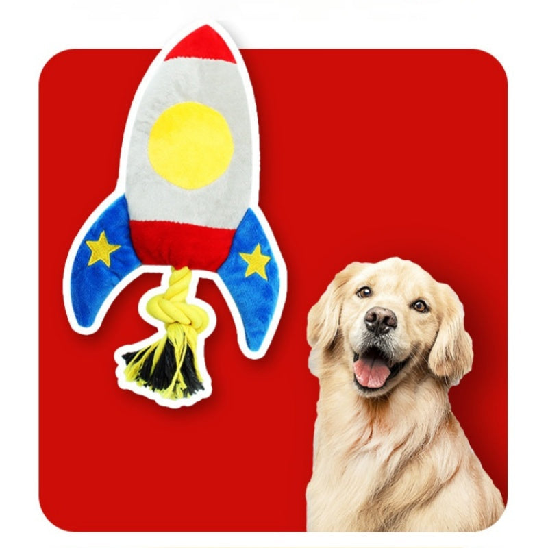 Dog Knot Plush Toy Cartoon Cotton Rope Pet Interactive Toy Cleaning Teeth Chew Toy Durable Braided Bite Resistant Pet Supplies