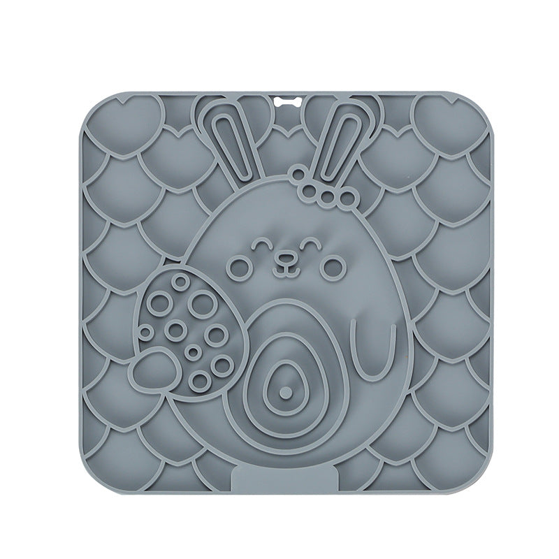 Pet Licking Mat Slow Food Tableware Bowl Suction Cup Anti-choke