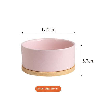 Constant Temperature Cat Ceramic Pet Heating Drinking Bowl
