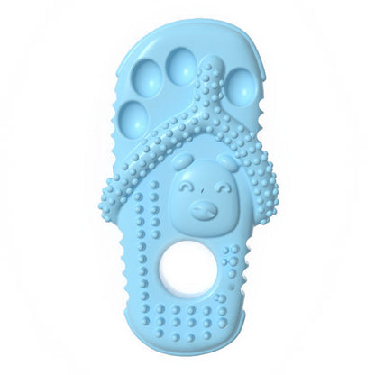 Pet Dog Chewing Toys, Slippers, Teething Toys For Puppies, Durable Rubber Shoes And Slippers, Cleaning Teeth And Protecting Oral Health