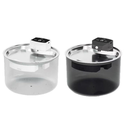 Stainless Steel Cat Water Fountain, Wireless, Cordless, And Automatic Recirculation