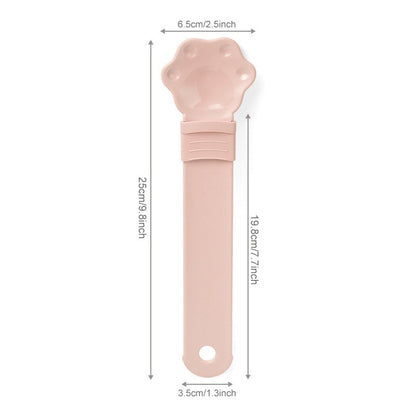 Cat Treat Spoon Squeeze, Cute Churu Spoon, Multifunctional Cats Treat Feeder Spoons, Comfortable Grip For Lickable Treats Feeding Dispenser For Wet Food