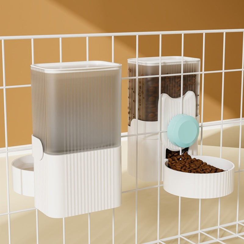 Hanging Cat Water Fountain And Automatic Dog Feeder For Drinking