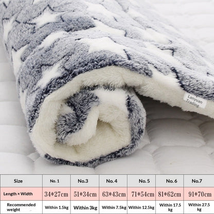 Thickened Pet Mat For Autumn And Winter Warmth