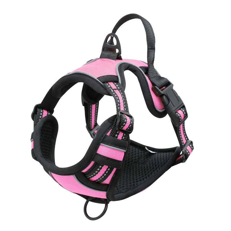 Vest-style Reflective And Breathable Chest-strap Leash