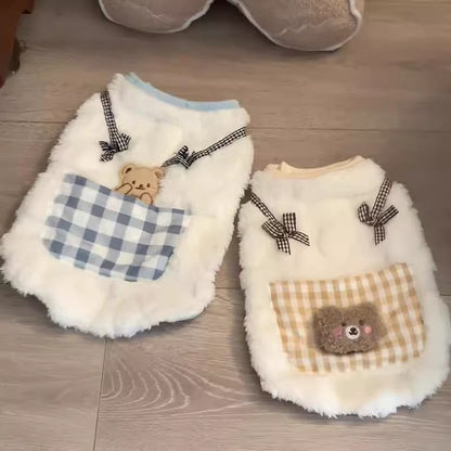Cat Clothes Autumn And Winter Style Anti-shedding Warm Fleece Clothing