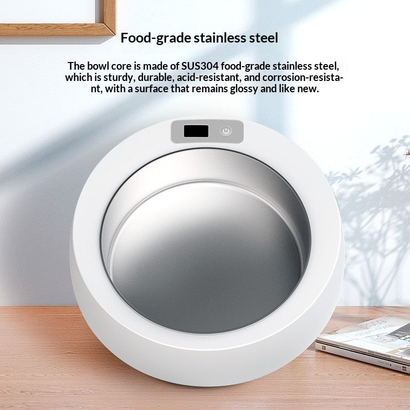 Food-grade Stainless Steel Smart Heated Pet Bowl