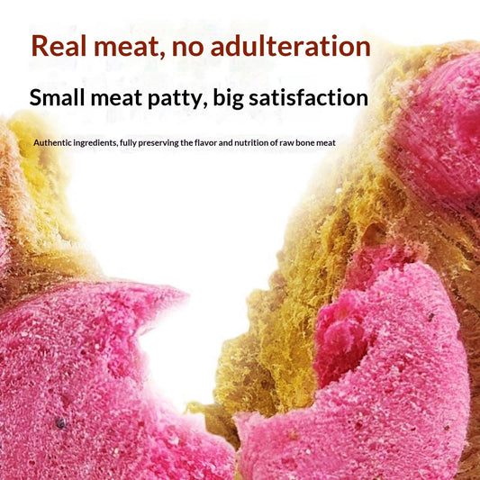 Wholesale Freeze-Dried Bone-and-Meat Patties Cat Treats