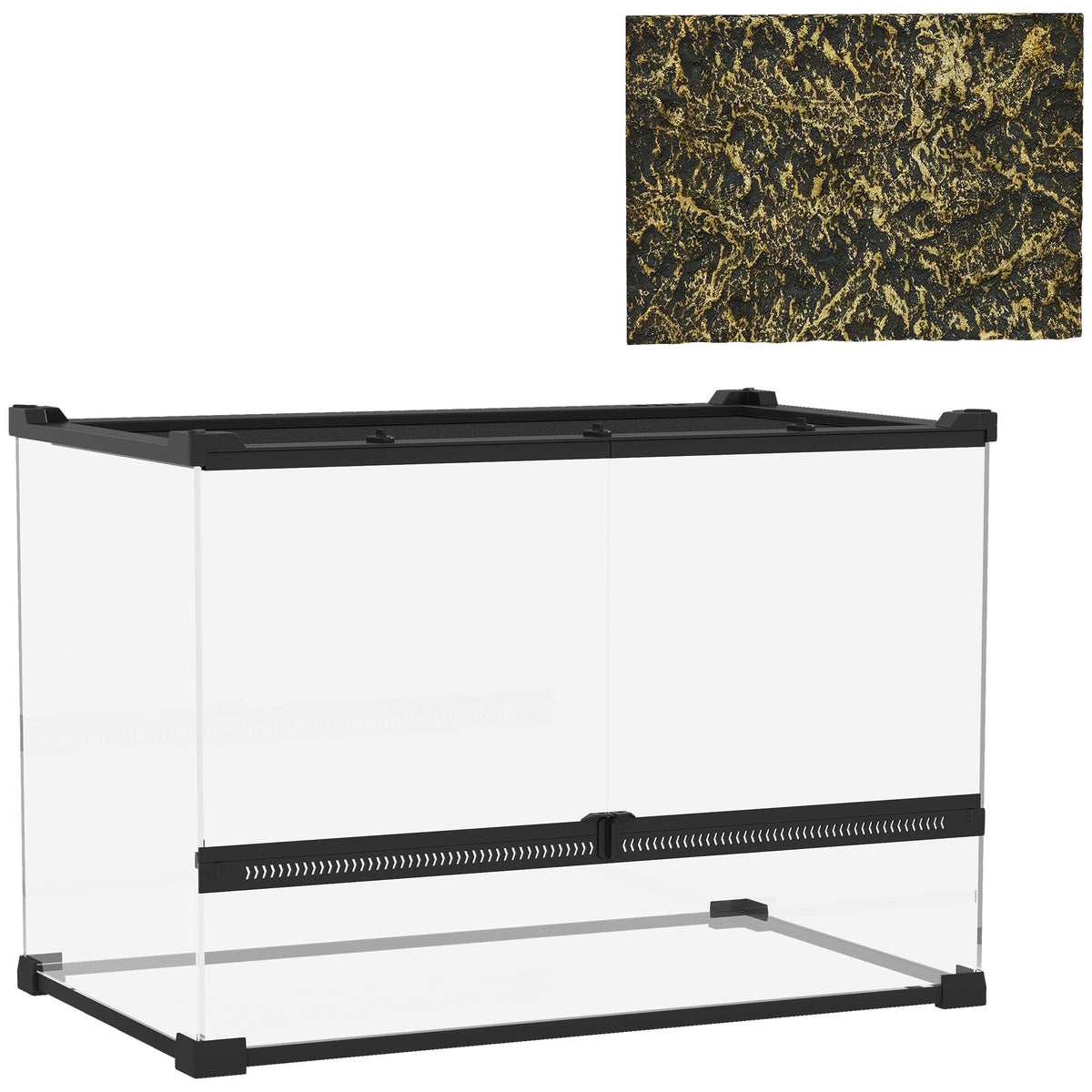 20"x12"x14" Front Opening Enclosure with Rock Background