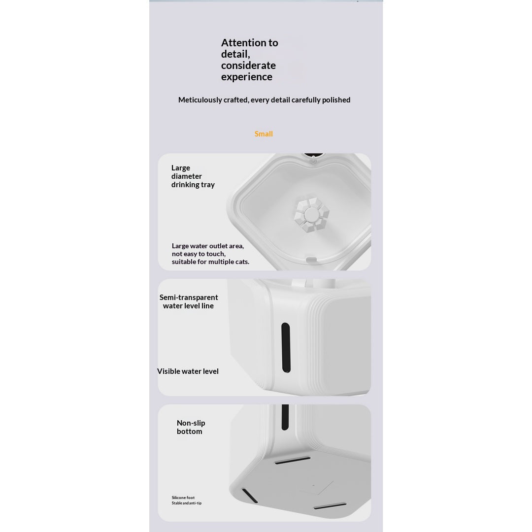 Automatic Circulating Filtered Pet Fountain