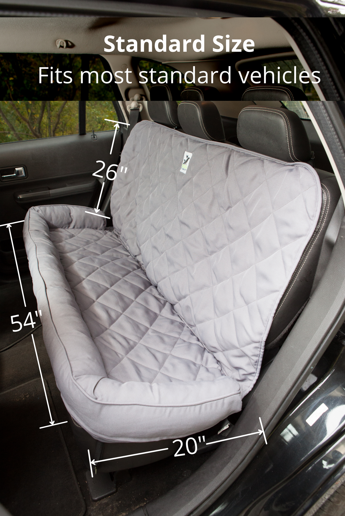 Fleece Headrest Back Seat Protector-